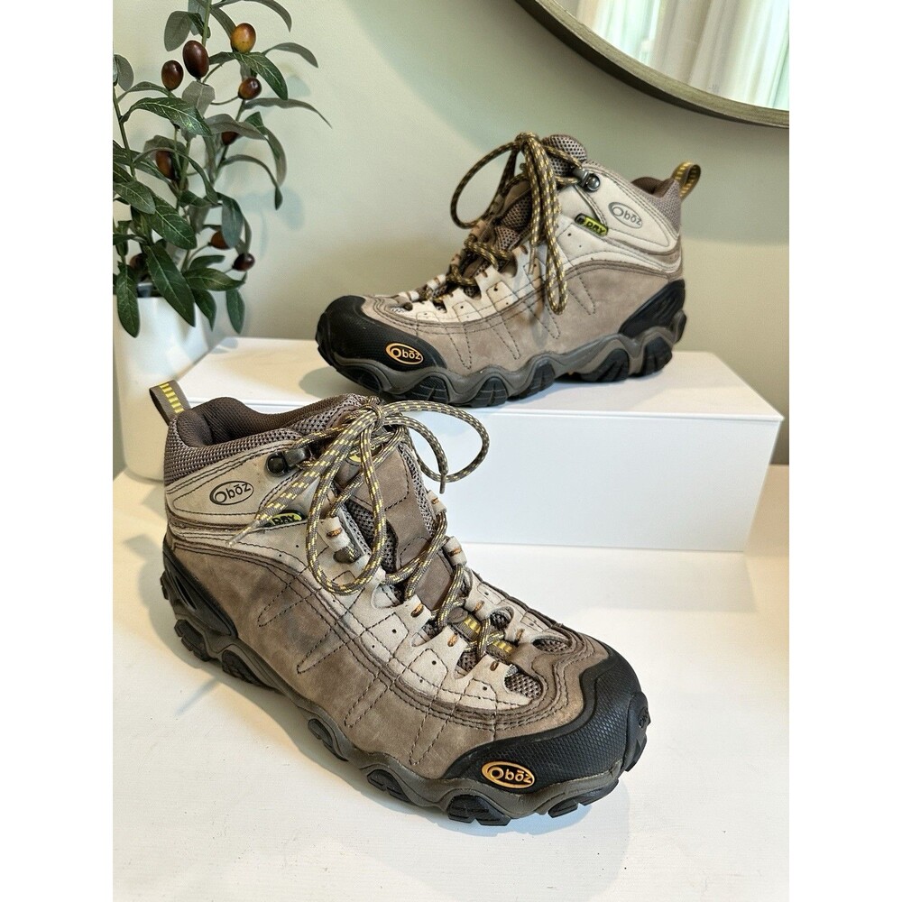 Oboz Bridger Mid B-DRY Waterproof Hiking Boots Walnut Brown Women’s Size 8.5